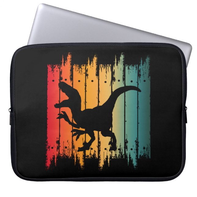 DINOSAUR SUNSET 2 LAPTOP SLEEVE (Front)