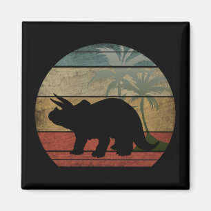 DINOSAUR SUNSET 3 MAGNET