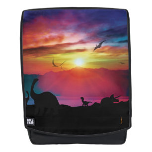 Dinosaur Sunset Backpack