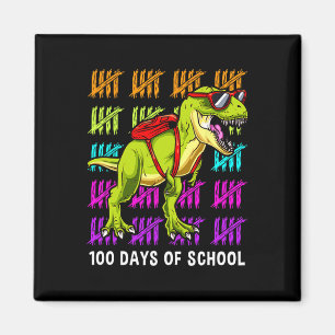 Dinosaur T Rex 100 Days of School Dinosaur T Rex K Magnet