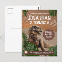 Dinosaur T rex Birthday Theme Party