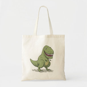 Dinosaur T Rex Cartoon Tote Bag