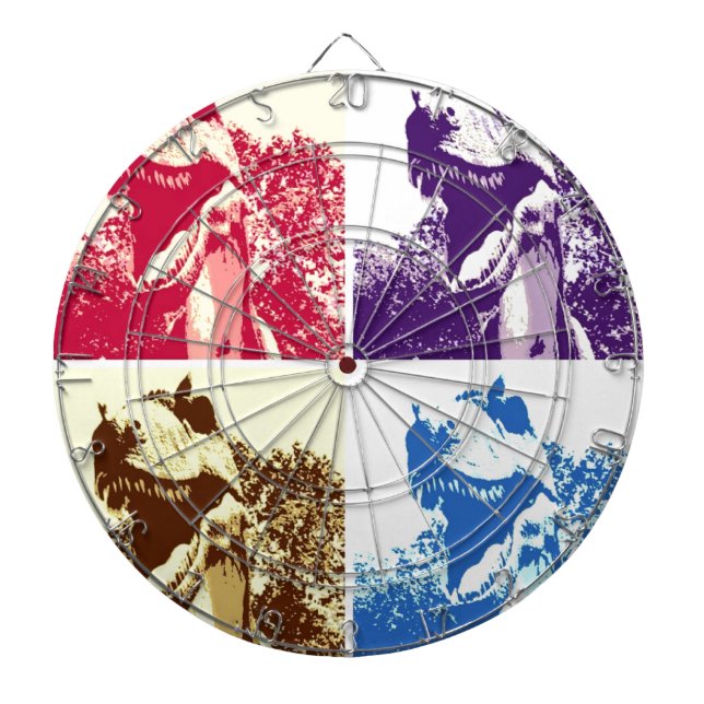 Dinosaur T-Rex Dartboard (Front)