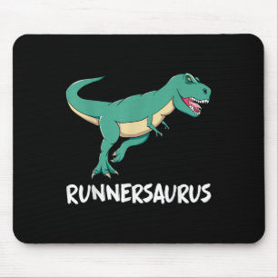 Dinosaur T-rex Dino Funny Exercise Cardio Running Mouse Pad