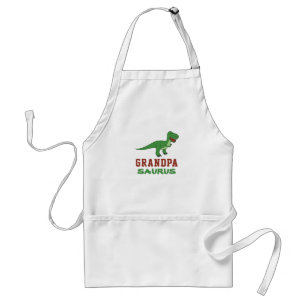 Dinosaur T-Rex Dino Granddad Abuelo Grandpasaurus Standard Apron