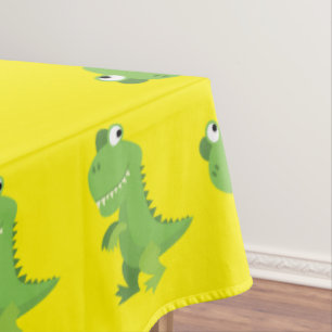 Dinosaur T-rex Kids 1st Birthday Dino Party Tablecloth