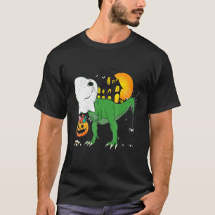 Dinosaur T Rex Mummy Pumpkin Halloween Costume For T-Shirt