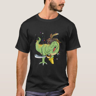 Dinosaur T Rex Pirate Halloween T-Shirt