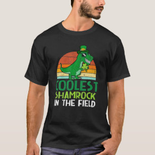 Dinosaur T Rex St Patricks Day Toddler Boys Cooles T-Shirt