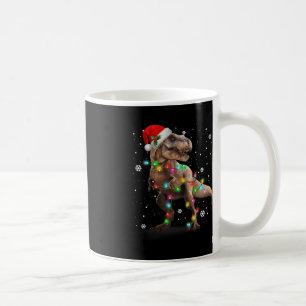 Dinosaur T-rex Tree Christmas  Xmas Pet Dino Trex  Coffee Mug
