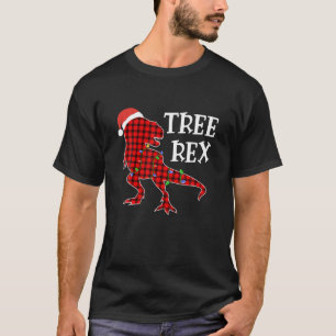 Dinosaur T Rex Tree Rex Pyjamas Men Boys Kids Chri T-Shirt