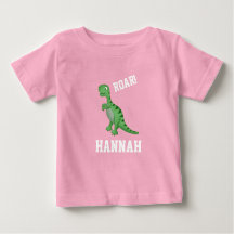 Dinosaur T-shirt T-Rex Girls Like Dinosaurs Too!