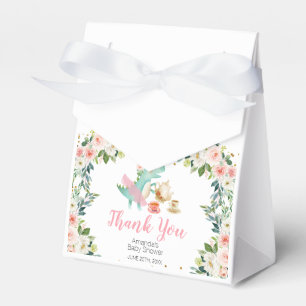 Dinosaur Tea Party Birthday Baby Shower Favour Box