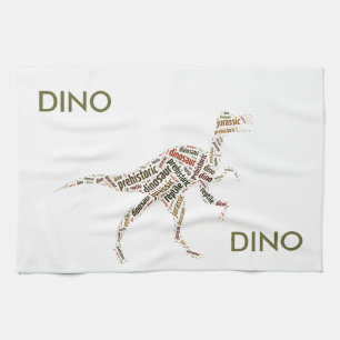 Dinosaur Tea Towel