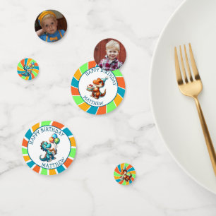 Dinosaur themed Kid's Birthday Party Personalised Confetti