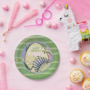 Dinosaur Themed Party Paper Plate
