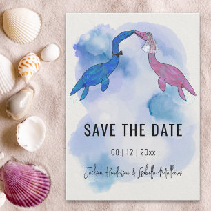 Dinosaur Themed Wedding Save The Date