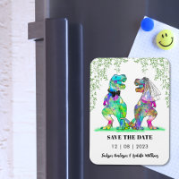 Dinosaur Themed Wedding Save The Date
