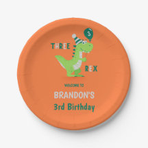 Dinosaur Three Rex 3rd Birthday