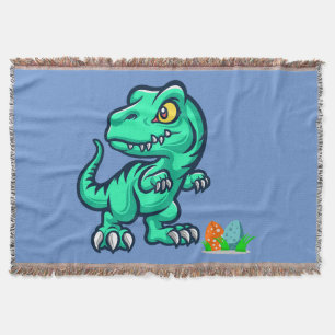 dinosaur throw blanket