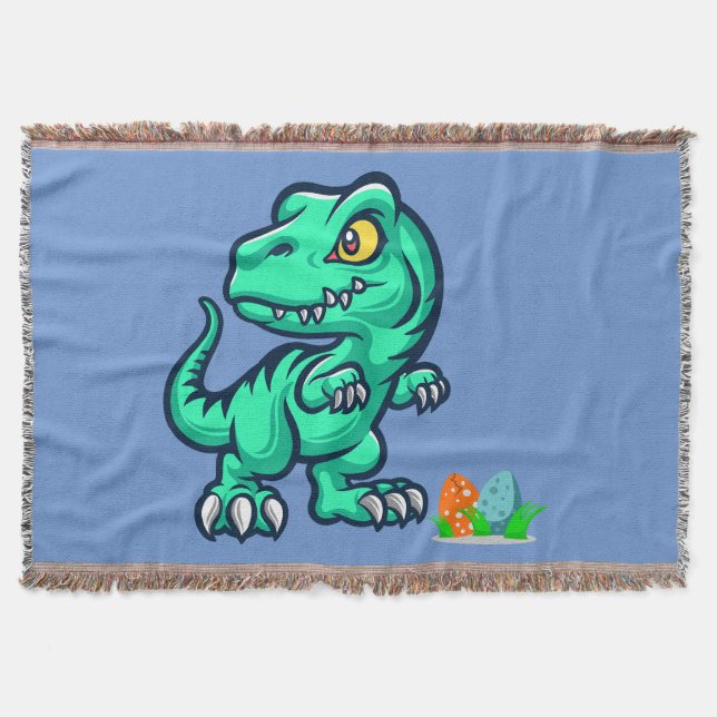 dinosaur throw blanket (Front)