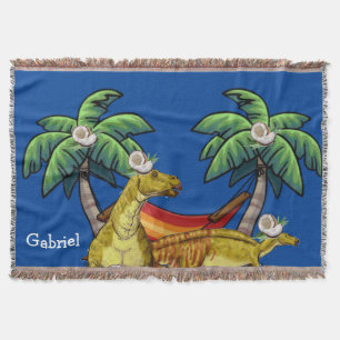 Dinosaur Throw Blanket