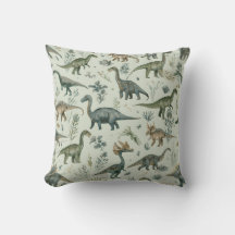 Dinosaur Throw Pillow | Bedroom Accent Accessories