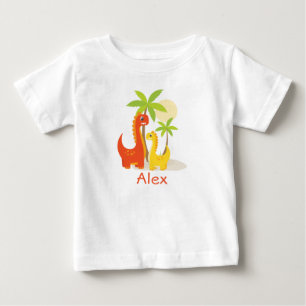 Dinosaur Toddler Birthday Personalised T-Shirt 