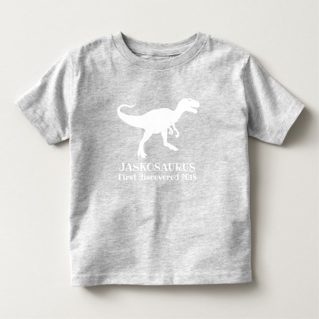 Dinosaur toddler t-shirt tee, T rex fun (Front)