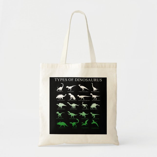 dinosaur tote bag (Front)