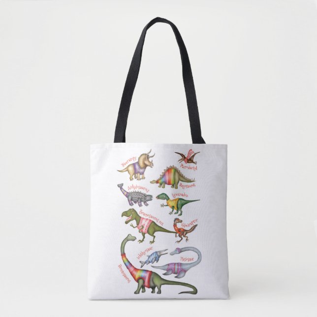Dinosaur tote bag (Front)