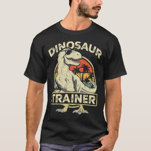 Dinosaur Trainer Halloween Costume Retro Dino Outl T-Shirt