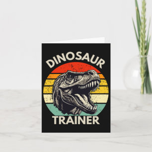 Dinosaur Trainer Retro Halloween Costume For Adult Card