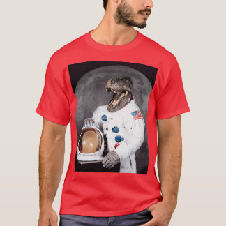 Dinosaur TRex Astronaut T-Shirt