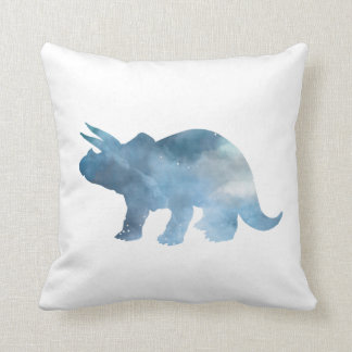Dinosaur (Triceratops) Silhouette Cushion