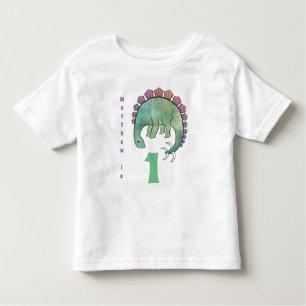 Dinosaur Tshirt BOYS 1st Birthday ADD Name and Age
