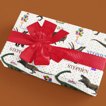 Dinosaur Tyrannosaurus Birthday Personalised name