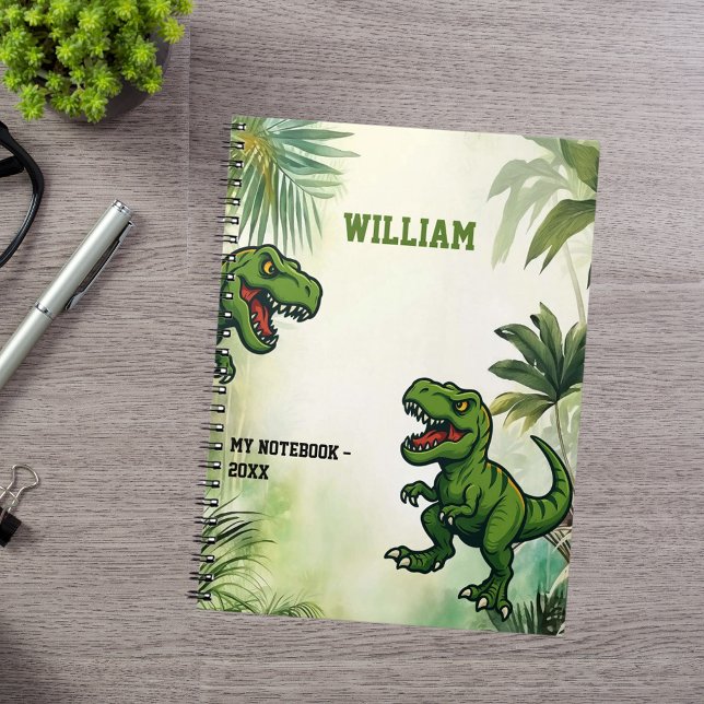 Dinosaur Tyrannosaurus Rex jungle Notebook (Creator Uploaded)