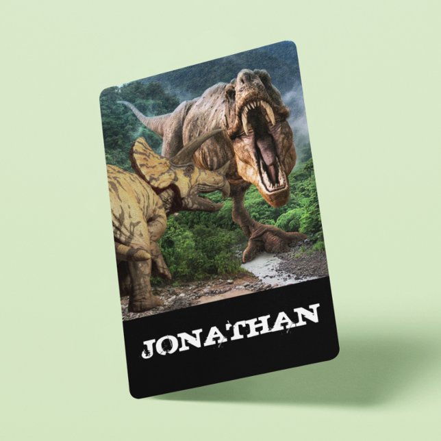 Dinosaur Tyrannosaurus Triceratops Attack  Playing Cards (Creator Uploaded)