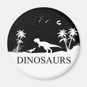 Dinosaur Under The Stars Magnet