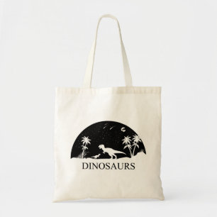 Dinosaur Under The Stars Tote Bag