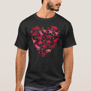 Dinosaur Valentine Lovesaurus Love Valentines Day  T-Shirt