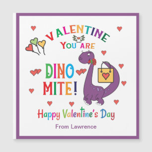 Dinosaur Valentine You are Dino-mite Classroom 