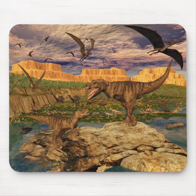 Dinosaur valley mousepad (Front)