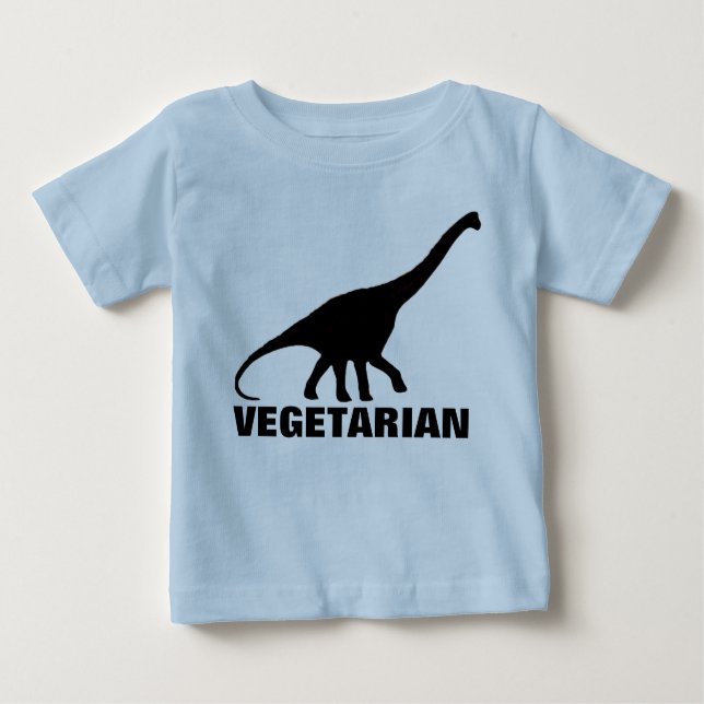 Dinosaur VEGETARIAN T-shirt (Front)