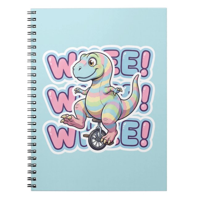 Dinosaur,Whee!!! Notebook (Front)