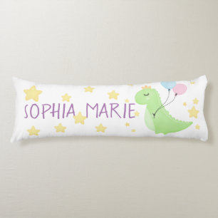 Dinosaur with Balloons Body Cushion