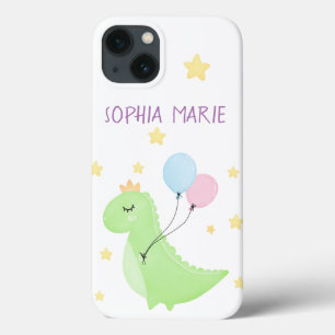 Dinosaur with Balloons iPhone 13 Case