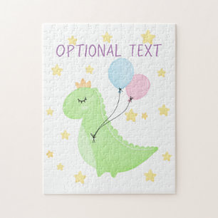Dinosaur with Balloons  Jigsaw Puzzle