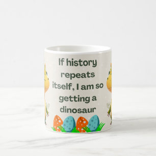 Dinosaur with Colorful Prehistoric• Fun Kids dino Coffee Mug
